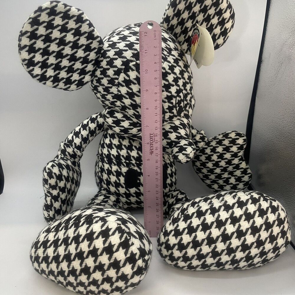 25" Houndstooth Mickey Mouse Disneyland Walt Disney World Authentic w/org tags - Picture 2 of 12
